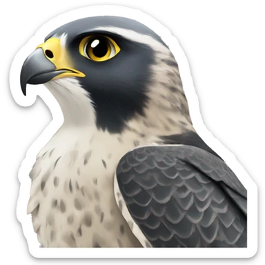 peregrine falcon mom sticker