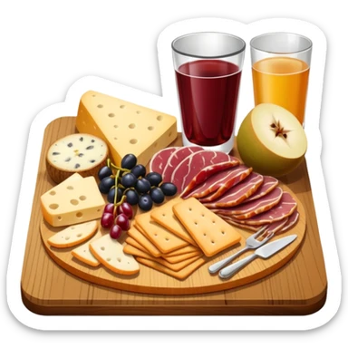 Charcuterie board sticker