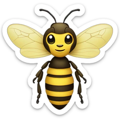 honeybee, full body sticker