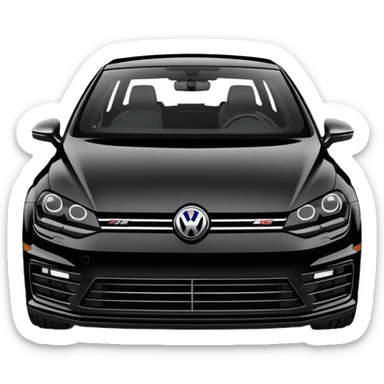Black Edition Golf R MK7  with no red headlights or grill sticker