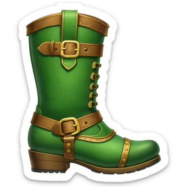 leprechaun boot sticker