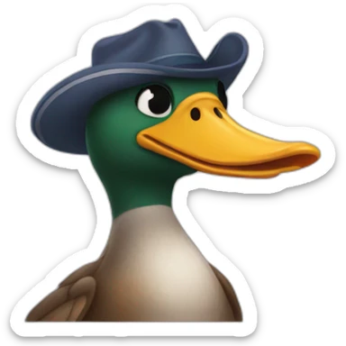 Canard finesse sticker