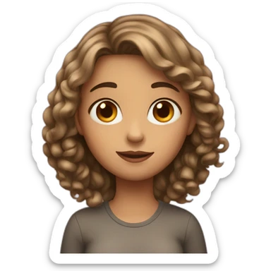 A girl who fall in love sticker