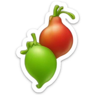 Yellow Green Red together sticker