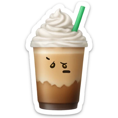 Iced latte sticker
