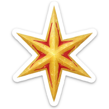filipino christmas parol star sticker
