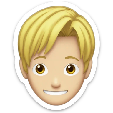 one piece sanji sticker