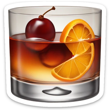 Old fashioned cocktail  sticker