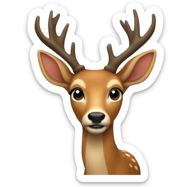 Deer sticker