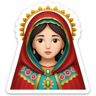 Virgin de Guadalupe sticker