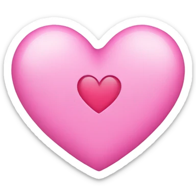 Heart pink  sticker