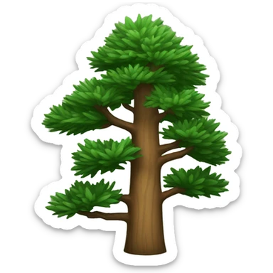 pine tree sticker