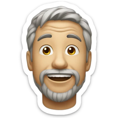 smiley fou réaliste sticker