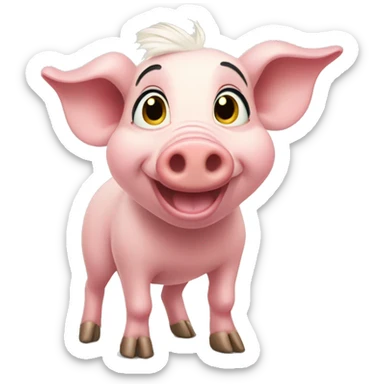 Pua pig disney sticker