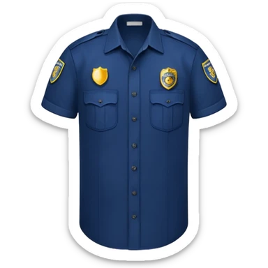 police shirt sticker