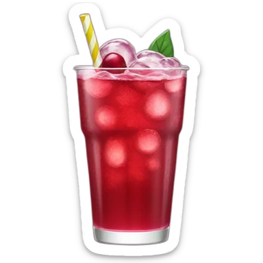 Sprite cranberry soda sticker