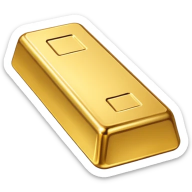 Gold one sticker