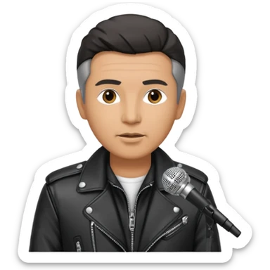 presidente milei rock star sticker