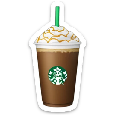 Starbucks cup cold drink sticker