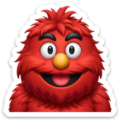 Elmo Sesame Street sticker