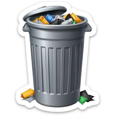 trash can sticker