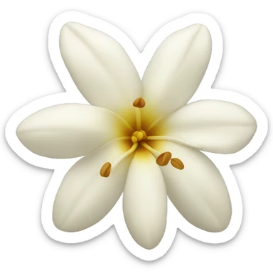 vanilla flower  sticker