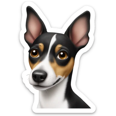 Rat terrier sticker