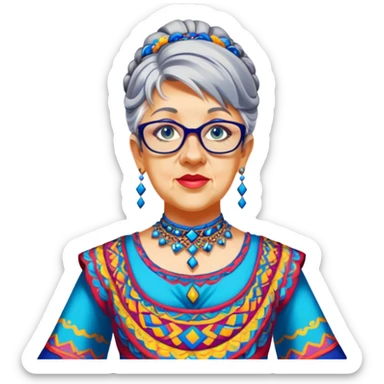 Folkloric Dancer sticker