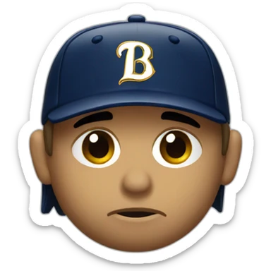 sad brewers fan sticker