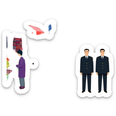 liberal economic system vs authoritarian political system, under the Chinese Communist Party sticker