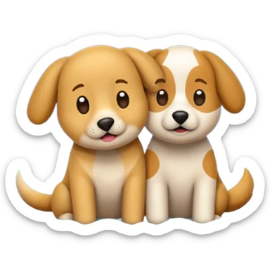 crea un emoji de buenas noches con texto : Buenas noches Javier y Tobi. Javier es un profesor y Tobi q sea un perro sticker