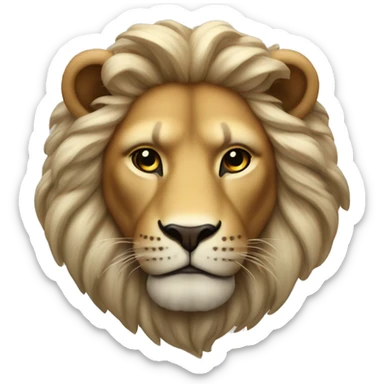 Leo zodiacal sticker