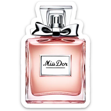 Miss dior perfume sticker