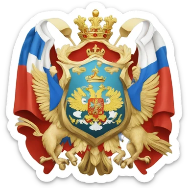 Coat of arms of Russia sticker