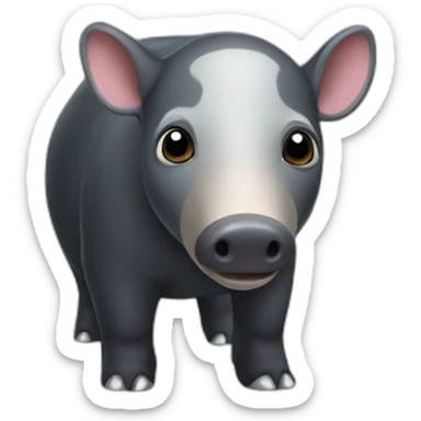 Malayan Tapir sticker