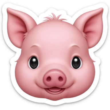 Cutest pig ever sticker