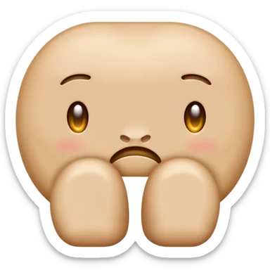 Un emojis content qui se gratte les fesse sticker