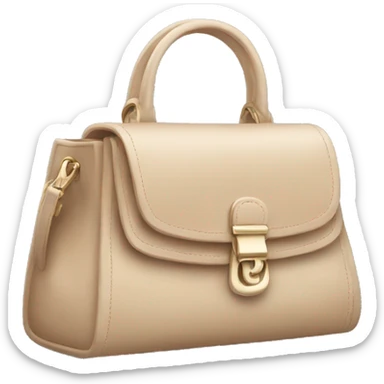 beige handbag sticker