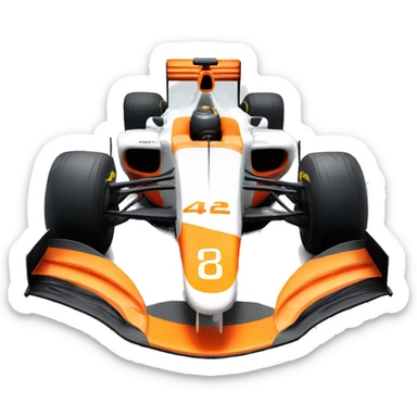 mclaren formula 1 car sticker