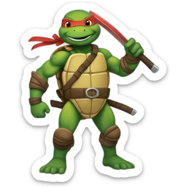 Ninja turtle sticker