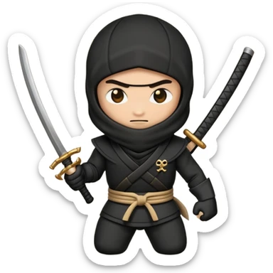 necesito un emoji ninja con el signo de escorpio  sticker