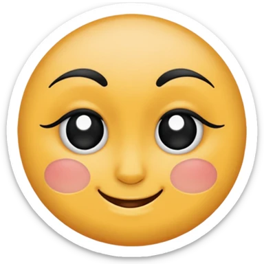 round wink emoji with tattoo machine sticker