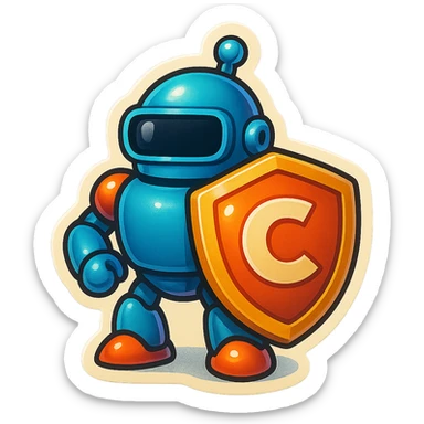 Lets do something else now. can you show me a iWexie shield robot sticker