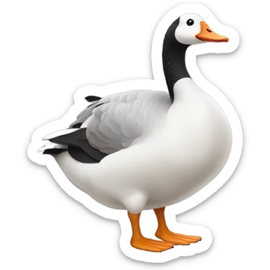 a silly goose sticker