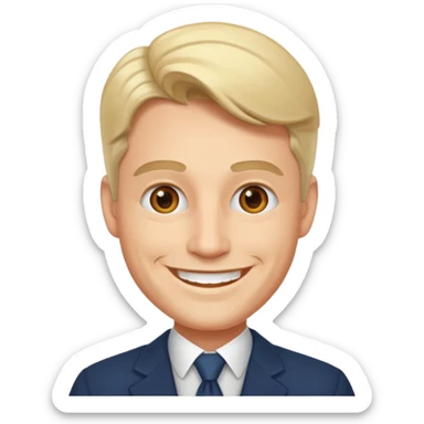 Rich, charismatic man  sticker