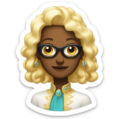 extravagant style oozes aura. sticker