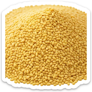fine semolina grain sticker