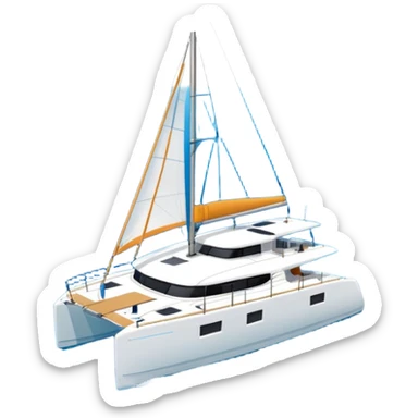 Make me a lagoon 43 catamaran sticker