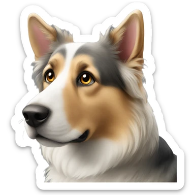 A swiss shepherd sticker