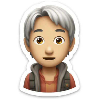 Momo from DanDaDan sticker